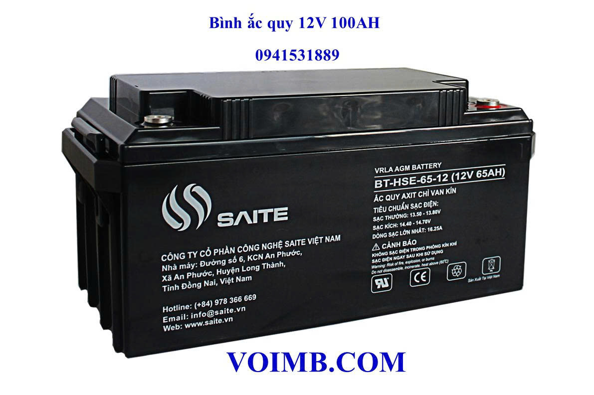 Bình ắc quy 12V65AH